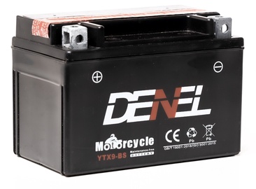 Akumulators Denel YTX9-BS, 12 V, 8 Ah