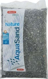 Grunts Zolux AquaSand Nature 346487, 12 kg, melna