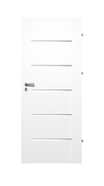 Vidaus durų varčia Domoletti Atlanta, dešininės, balta, 203 x 84.4 x 4 cm