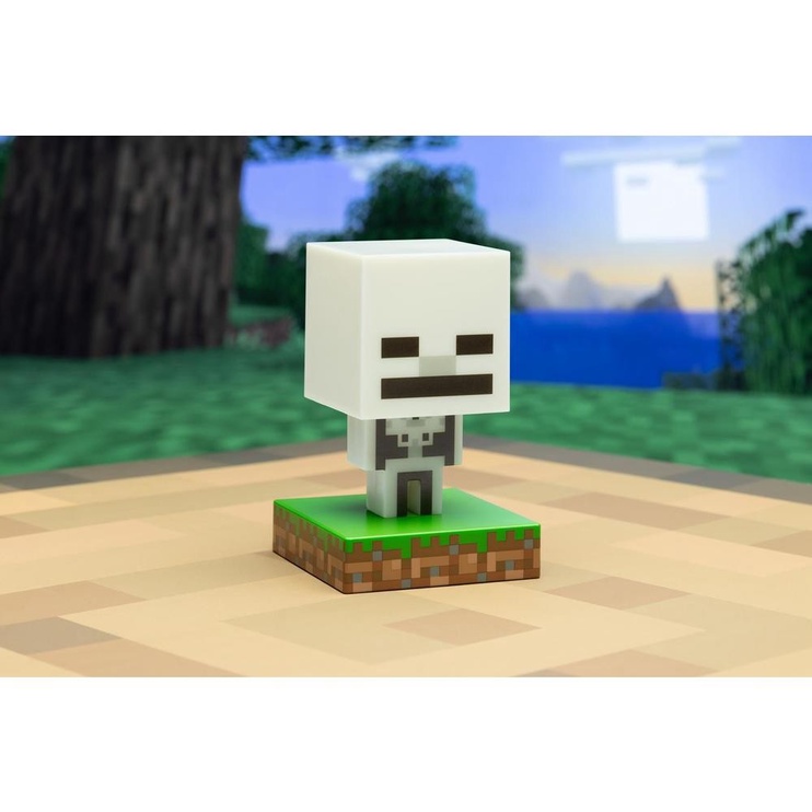 Светильник Paladone Minecraft Skeleton Icon, многоцветный