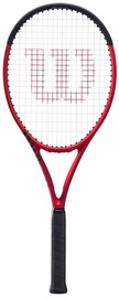 Теннисная ракетка Wilson Clash 100UL V2 WR074410U2, черный/красный