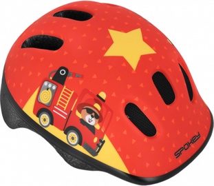 Шлемы велосипедиста детские Spokey Fun, красный, 52-56 см