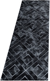 Ковровая дорожка Ayyildiz Naxos Marble, серебристый/черный, 250 см x 80 см