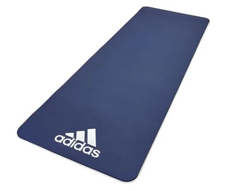 Fitnesa un jogas paklājs Adidas, zila, 173 cm x 61 cm x 7 mm