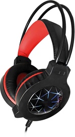 Laidinės ausinės Omega Varr VH6010, juoda/raudona