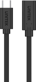 Kabelis Unitek USB-C male - USB-C female USB-C male, USB-C female, 1.5 m, melna