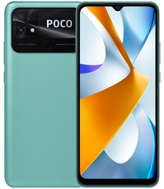 Mobiiltelefon Poco C40, roheline, 4GB/64GB