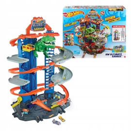 Автомобильная стоянка Mattel Hot Wheels City Mega Garage T-Rex GJL14