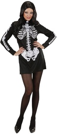 Kostüüm täiskasvanutele Widmann Skeleton Girl, valge/must, polüester, M