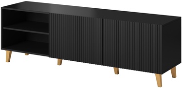 TV-laud Cama Meble Pafos Matt, must, 40 cm x 150 cm x 52 cm