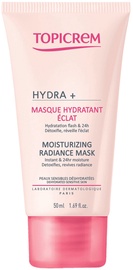 Sejas maska sievietēm Topicrem Hydra+ Moisturizing Radiance, 50 ml
