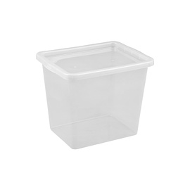 Коробка для вещей Okko Basic Box, 31 л, прозрачный, 33 x 42.5 x 34.7 см