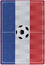 Ковер комнатные Play Soccer Stadium France, синий/белый/красный, 120 см x 80 см