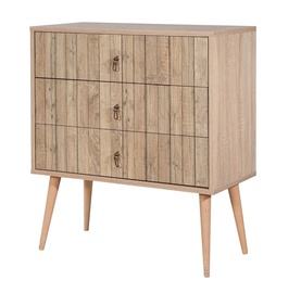 Kummut Kalune Design Trio 728, tamm, 40 x 80 x 90 cm