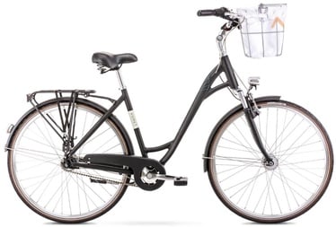Jalgratas Romet Art Deco Lux, naiste, must, 28" (kahjustatud pakend)
