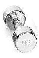 Гантеля Gymstick Pro Chrome Dumbbell, 5 кг