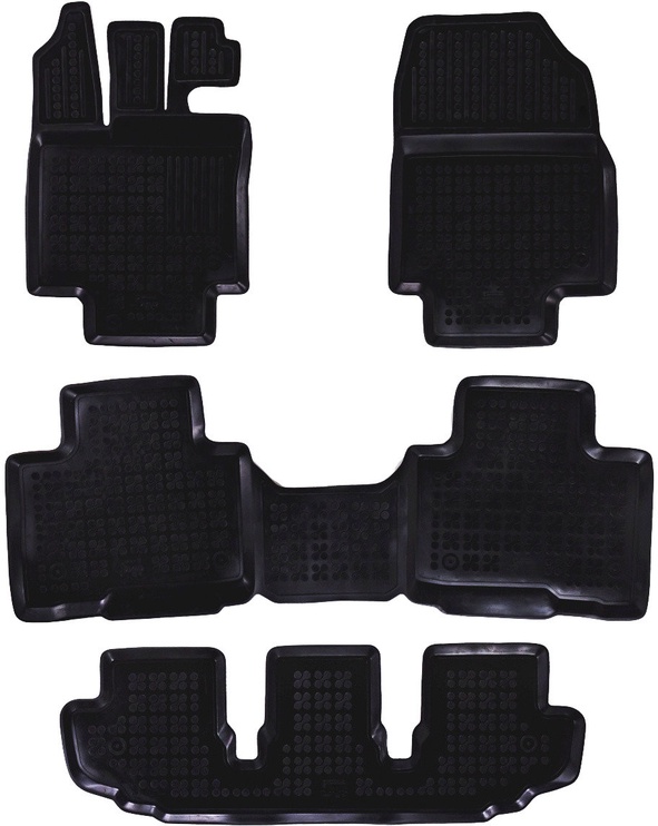 Auto paklājs Rubber Mats, Toyota Highlander IV XU70 2019 -, 4 gab.