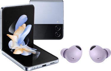 Mobilais telefons Samsung Galaxy Flip 4, zila, 8GB/128GB + Samsung Galaxy Buds2 Pro