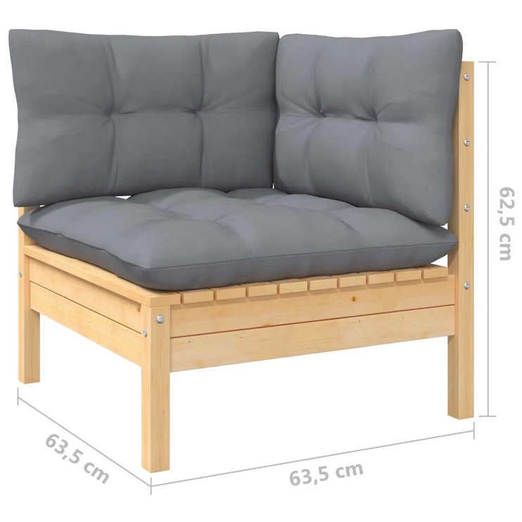 Komplekt VLX 12 Piece Lounge Set With Cushions (kahjustatud pakend)