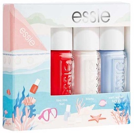 Набор лаков для ногтей Essie Summer Set Too too hot / Blanc / Salt Water Happy, 5 мл, 3 шт.