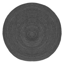 Ковер VLX Jute 436708, антрацитовый, 150 см x 150 см
