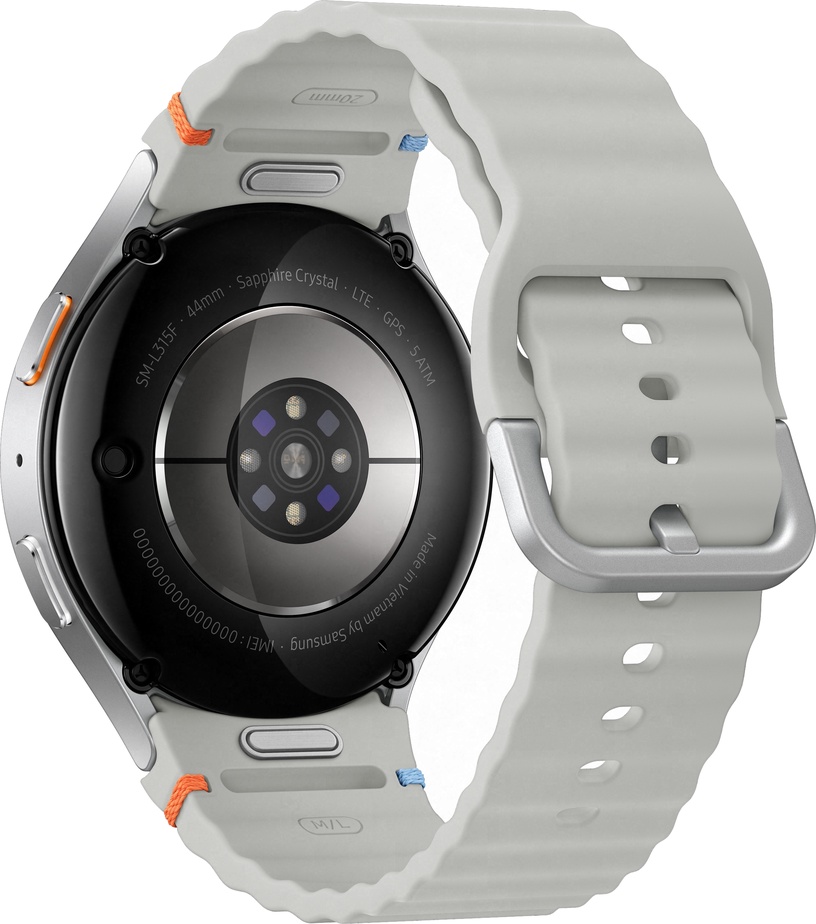 Viedais pulkstenis Samsung Galaxy Watch 7 44mm LTE, sudraba