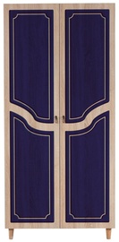 Riidekapp Kalune Design Stil 620, sinine/sonoma tamm, 90 cm x 52 cm x 192 cm