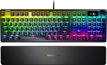 Клавиатура Steelseries Apex 7 QX2 Brown EN, черный