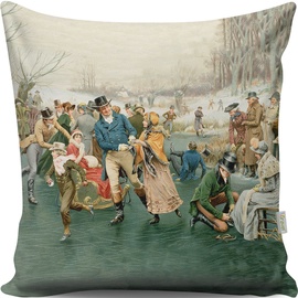 Декоративная подушка Mioli Decor 13029, многоцветный, 43 см x 43 см