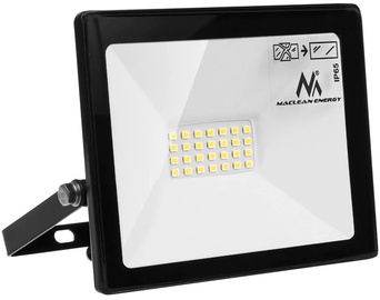 Prožektors Maclean, 20 W, 1600 lm, 4000 °K, IP65, melna