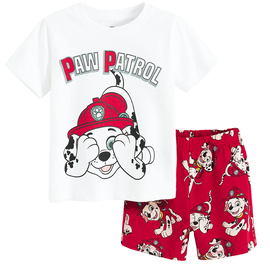 Pidžaamad, vaba aja kevad/suvi, lastele Cool Club Paw Patrol LUB2811847-00, valge/punane, 110 cm