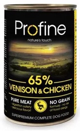 Влажный корм для собак Profine Adult, курица/мясо оленя, 0.400 кг