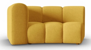Moduļu dīvāna elements Micadoni Home Lupine, sinepju, kreisais, 171 x 87 cm x 70 cm