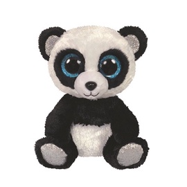 Mīkstā rotaļlieta Meteor Bamboo Panda, melna, 24 cm