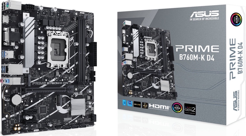 Mātesplate Asus PRIME B760M-K D4