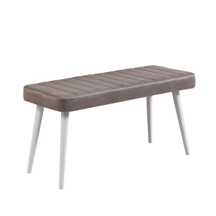 Ēdamistabas komplekts Kalune Design Santiago 0701 - 3 B, balts/pelēks