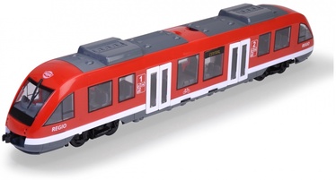 Žaislinis traukinys Dickie Toys City Train 203748002ONL, raudona/pilka