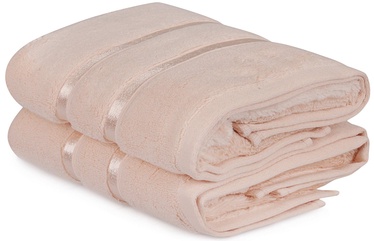 Полотенце для ванной Foutastic Dolce 317HBY2292, персик, 50 см x 90 см, 2 шт.