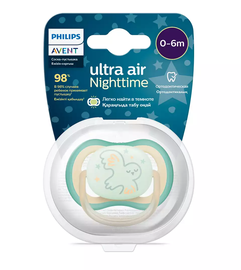 Соска Philips Avent Ultra Air Night Ultra Air Night, 0 мес., многоцветный