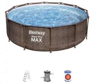 Bassein Bestway Steel Pro Max 56709, pruun, 3660x900 mm, 9150 l