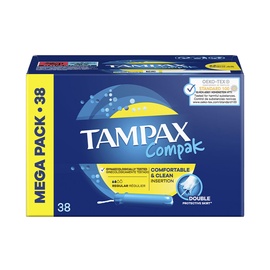 Higiēniskie tamponi Tampax Compak, 38 gab.