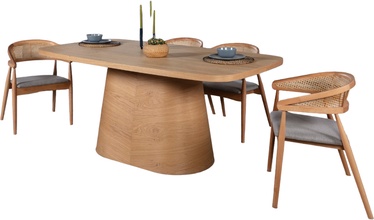 Ēdamistabas komplekts Kalune Design Sandy, ozols