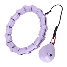 Hula hoop vingrošanas riņķi One Fitness OHA02, 430 mm, 0.3 kg, violeta