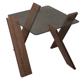 Kafijas galdiņš Kalune Design Roman Mini, ozola, 570 mm x 570 mm x 410 mm