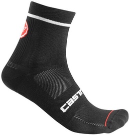 Zeķes Castelli Entrata 9, melna, L/XL