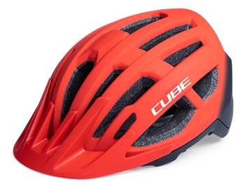 Ķivere velobraukšanai universāls Cube Offpath MTB, sarkana, L (57-62 cm)