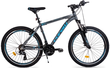 Велосипед горный Corelli Via 1.0, 26 ″, 18" рама, синий/темно-серый