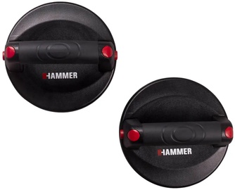 Spordikaupade tarvik, kätekõverdustoed Hammer Magnetic Push Up Twister 66305, 18 cm, 1 kg, 2 tk