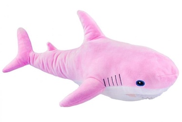 Mīkstā rotaļlieta Fancy Shark, rozā, 47 cm