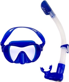 Набор для подводного плавания Scorpena Snorkeling Set 03020, прозрачный/синий